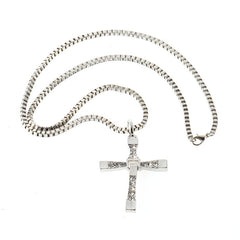 The Fast And The Furious Dominic Sliver Cross Necklace