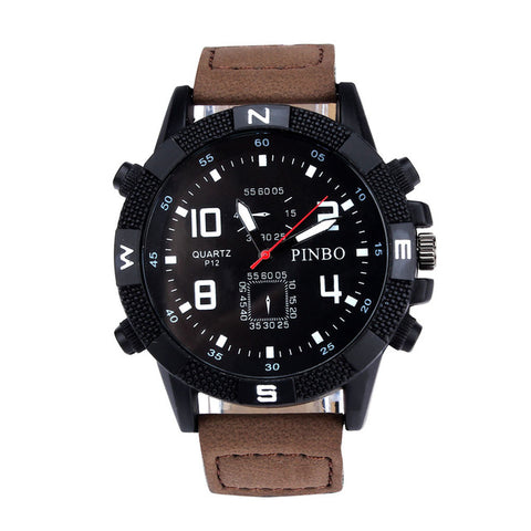 Dial Military Sport Quartz Wrist Watch