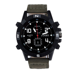 Dial Military Sport Quartz Wrist Watch
