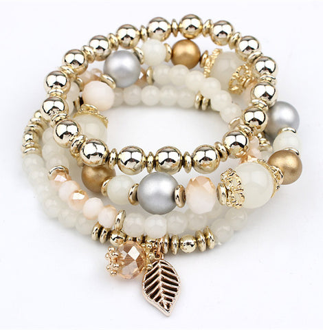 Multi-layer Crystal Beads Bracelets